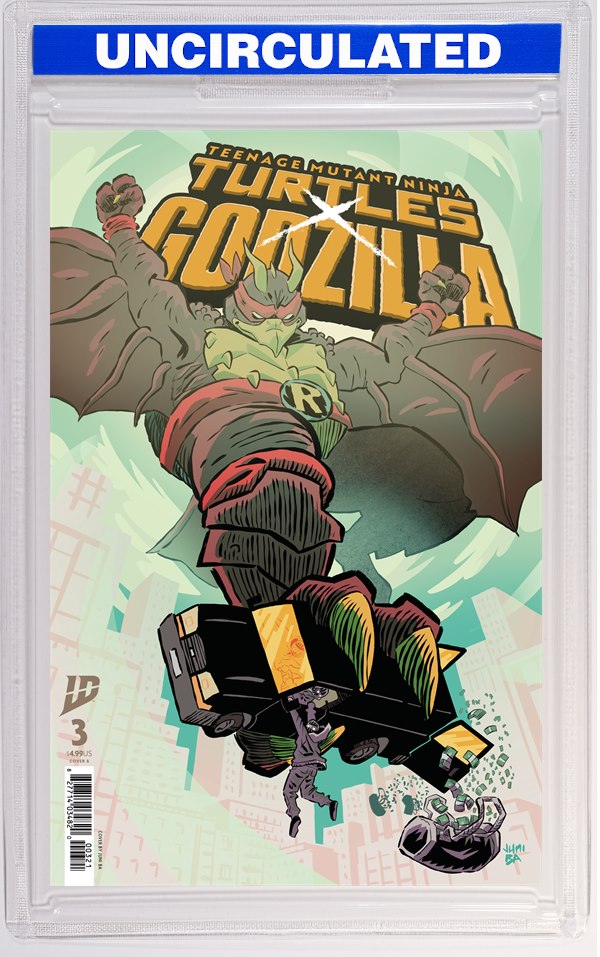 Teenage Mutant Ninja Turtles X Godzilla #3 Variant B (Ba)
