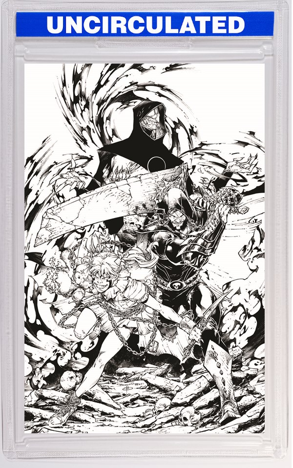 Spawn The Curse Of Sherlee Johnson #6 CVR C Brett Booth B&W Virgin VAR