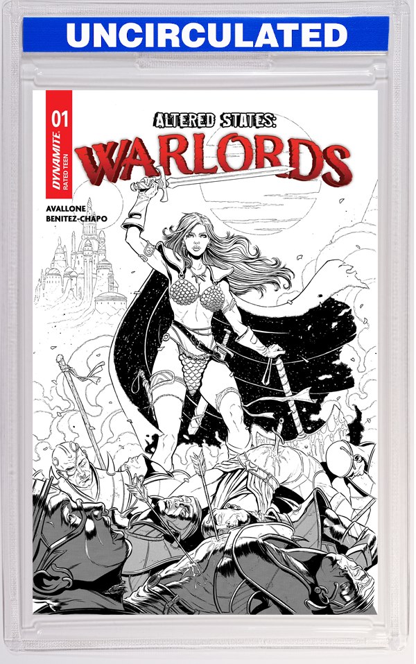 Altered States Warlords #1 CVR K INC Mariano Benitez Chapo Line Art VAR