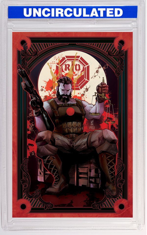 Valiant Beyond: Bloodshot #7--Toy Soldiers #1 Variant B (Sabbatini Full Art Tarot Variant)