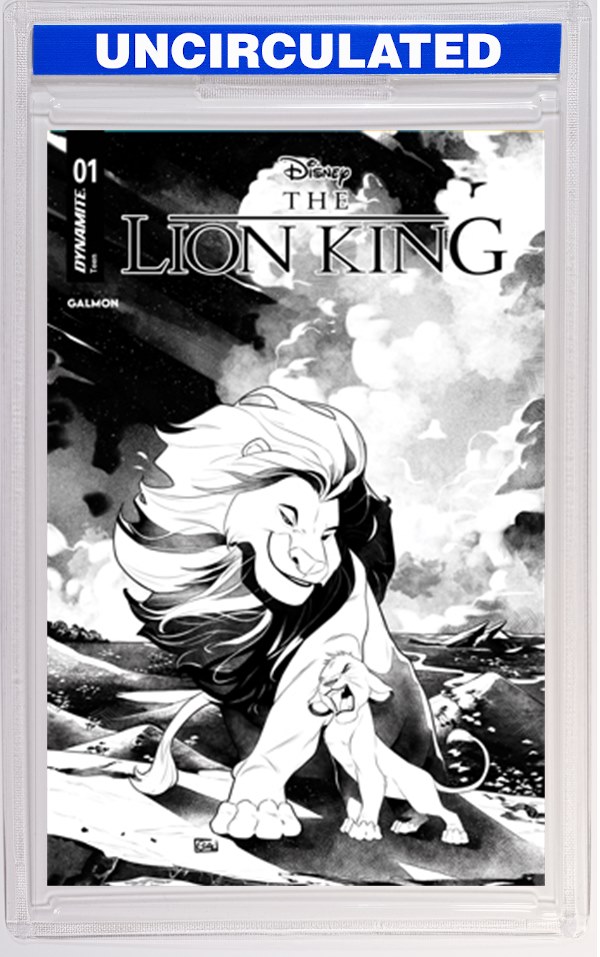 Lion King #1 CVR I INC Edwin Galmon Line Art VAR