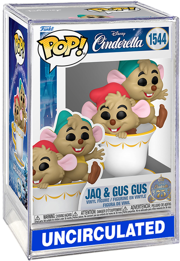 Disney - Jaq & Gus Gus (75th Anniversary) Funko Pop! #1544