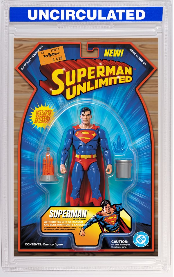 Superman Unlimited #20 CVR B Jason Geyer Superman With Kandor Action (Figure) Comics Card Stock VAR