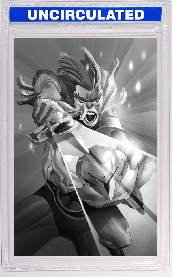 Thundercats X Silverhawks #1 CVR M INC Eric Canete B&W Virgin VAR