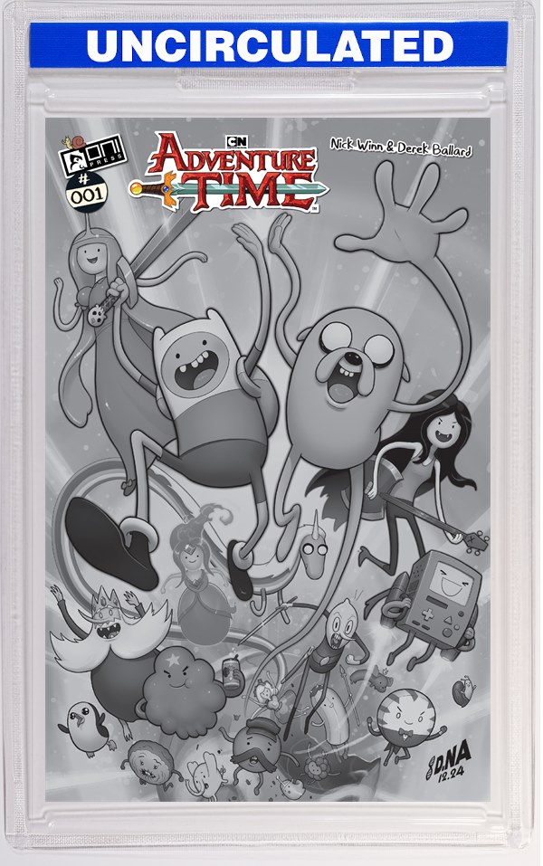 Adventure Time (2025) #1 CVR L INC David Nakayama B&W VAR