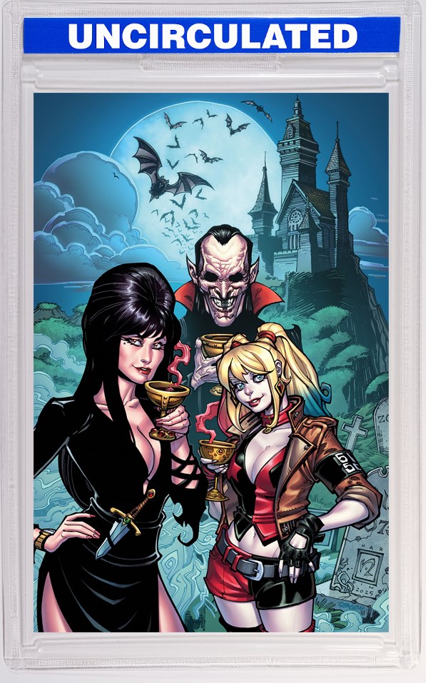 Harley Quinn X Elvira #4 CVR K INC Chad Hardin Virgin VAR