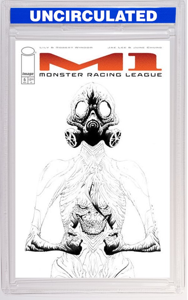 M1 Monster Racing League #6 CVR B INC Jae Lee B&W VAR