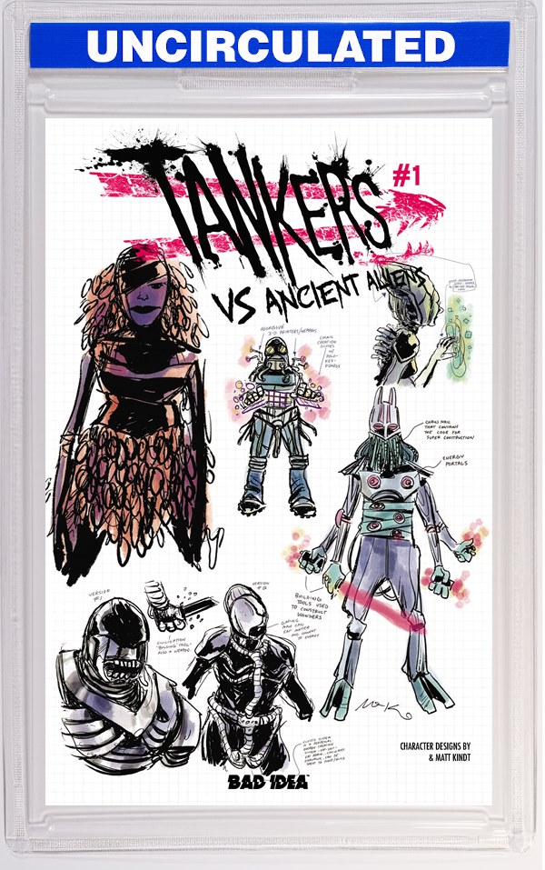 Tankers Vs Ancient Aliens #1 (Of 4) CVR F INC Matt Kindt Design VAR