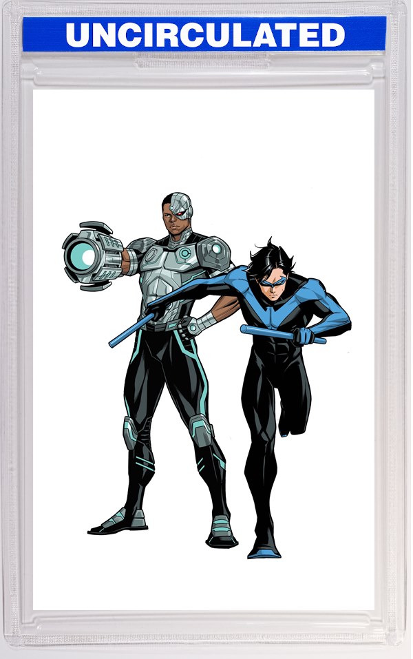 New Titans #33 CVR F Sami Basri Corner Box Spot Foil VAR