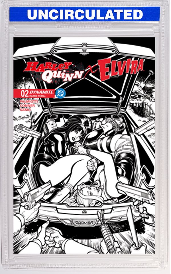 Harley Quinn X Elvira #2 CVR M INC Chad Hardin Line Art VAR
