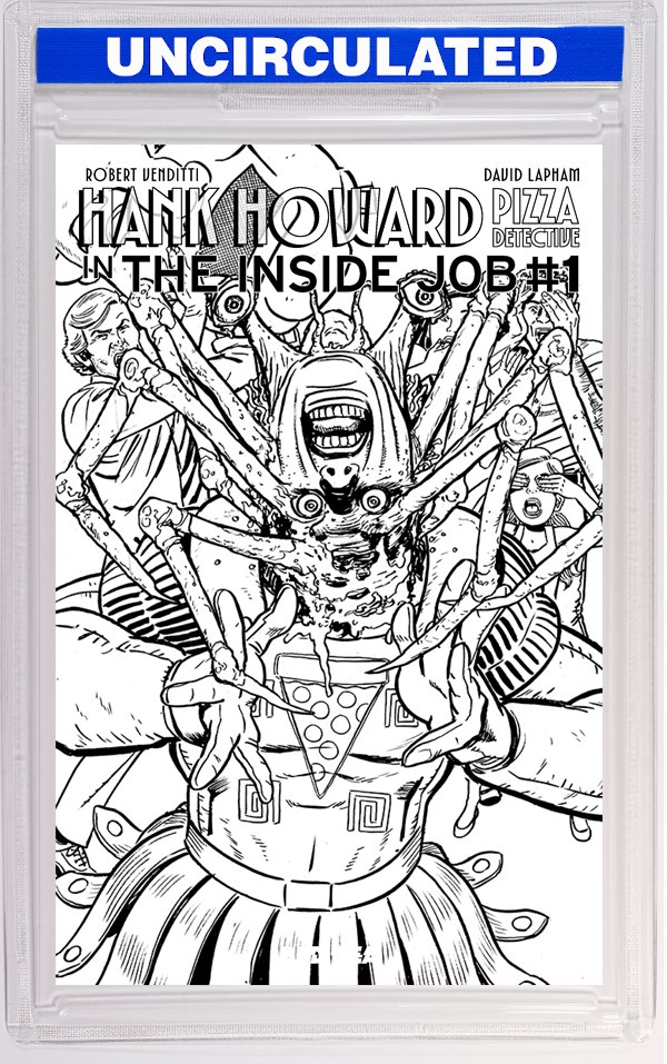 Hank Howard, Pizza Detective The Inside Job #1 (One Shot) CVR E David Lapham Carpenter Homage VAR