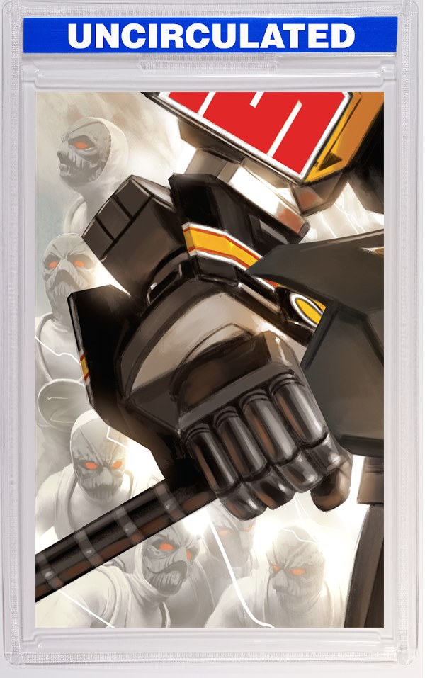 Mighty Morphin Power Rangers (2026) #4 C Megazord Card Stock Connecting Variant (Full Art, Mercado)