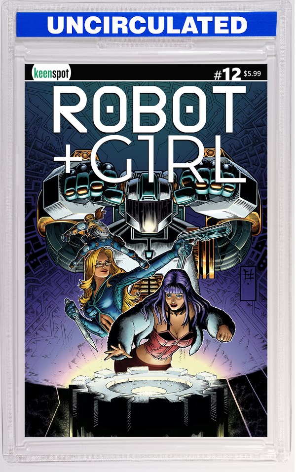 Robot + Girl #12 CVR B Jeffrey Edwards VAR