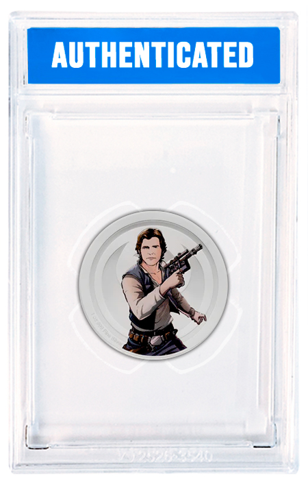 Star Wars - Han Solo VS Boba Fett 1 oz Silver Medallion (Limited to 2000)