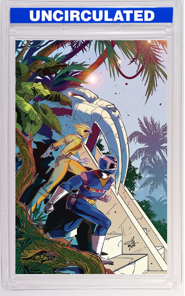 Power Rangers Unlimited #5 E INCV Foil Variant (Full Art, Foil, Carlini)