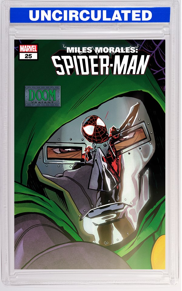 MILES MORALES: SPIDER-MAN #25 ANNIE WU DOOM VARIANT