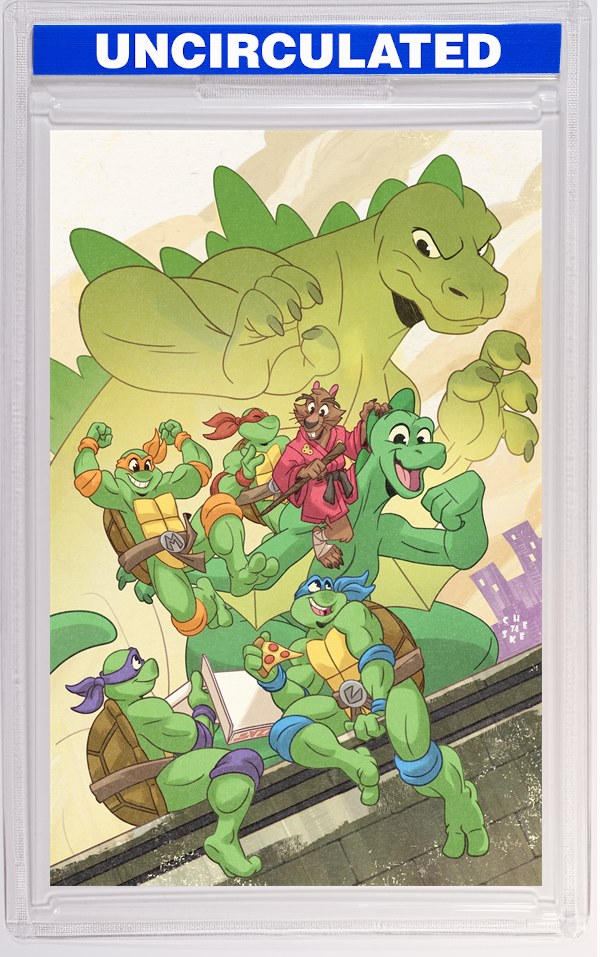 Teenage Mutant Ninja Turtles X Godzilla #1 Variant RI (Galloway Full Art)
