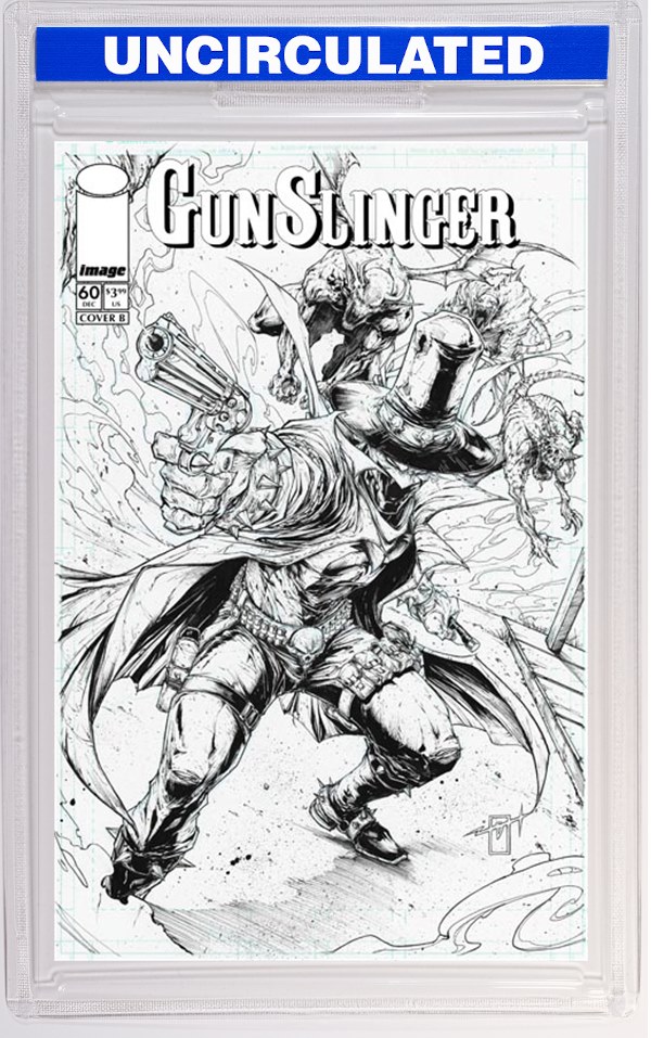 Gunslinger Spawn #60 CVR B Jonathan Uribe B&W VAR