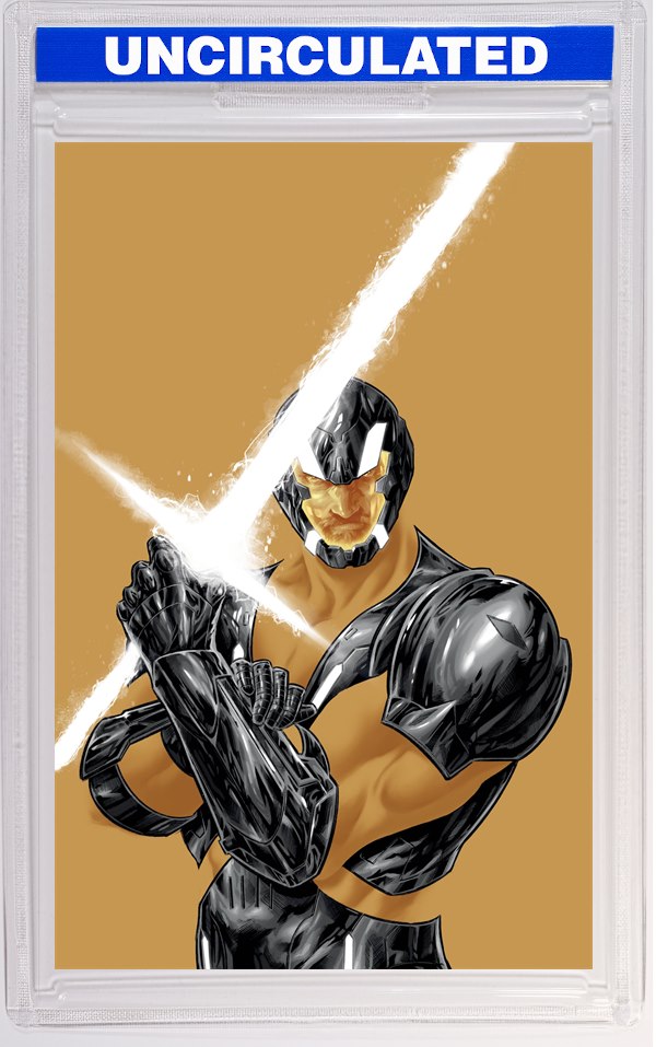 X-O Manowar Black, White & Gold #1 Variant C (Fajardo Full Art)