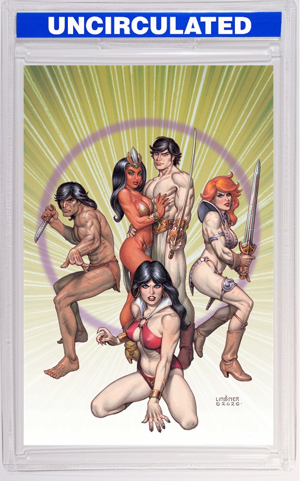 Altered States Warlords #1 CVR H Joseph Michael Linsner LTD Virgin VAR