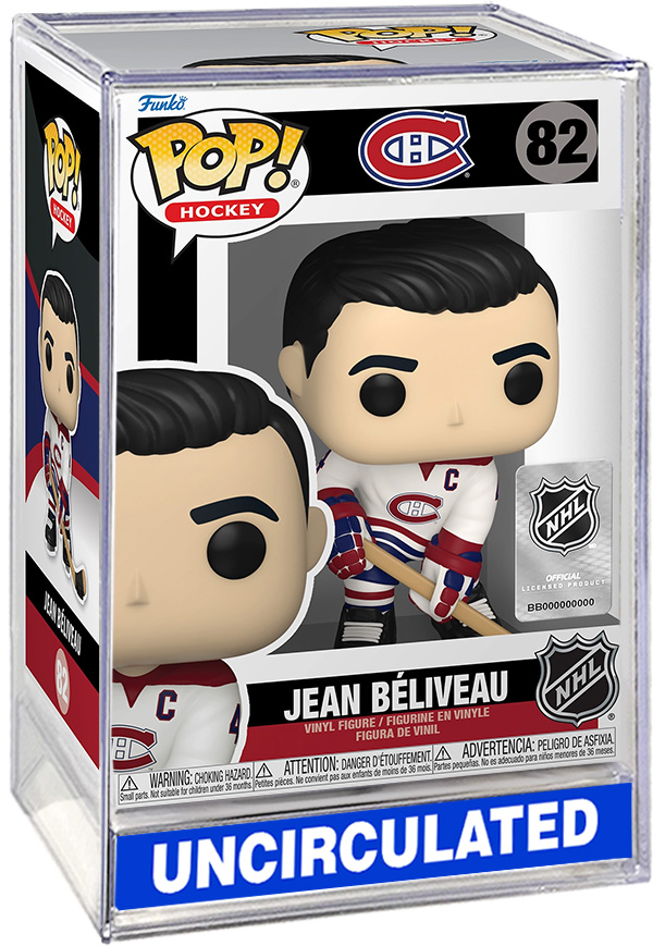 Jean Beliveau Montreal Canadiens (White Jersey) NHL Legends Funko Pop! #82