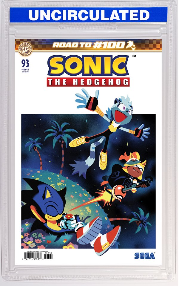 Sonic The Hedgehog #93 Variant RI (Fourdraine)