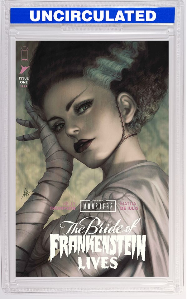 Universal Monsters Bride Of Frankenstein Lives #1 (Of 4) CVR J Stanley Artgerm Lau Foil VAR