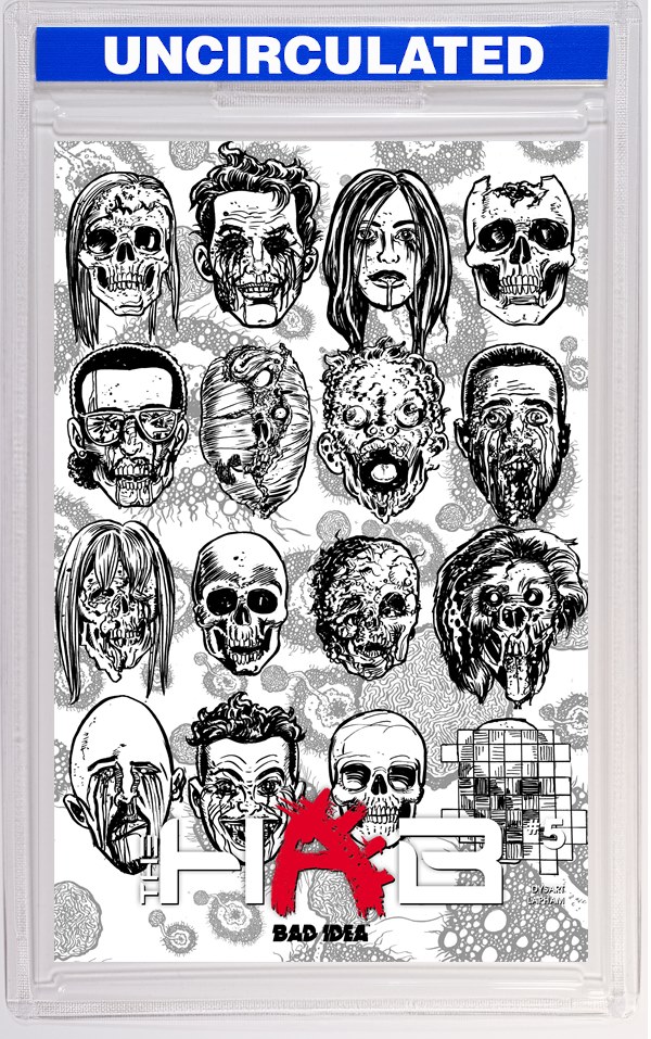 Hab #5 (Of 5) CVR E David Lapham B&W Dead Skulls VAR