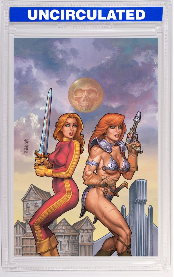 Red Sonja Barbarella #2 CVR G Joseph Michael Linsner LTD Virgin VAR