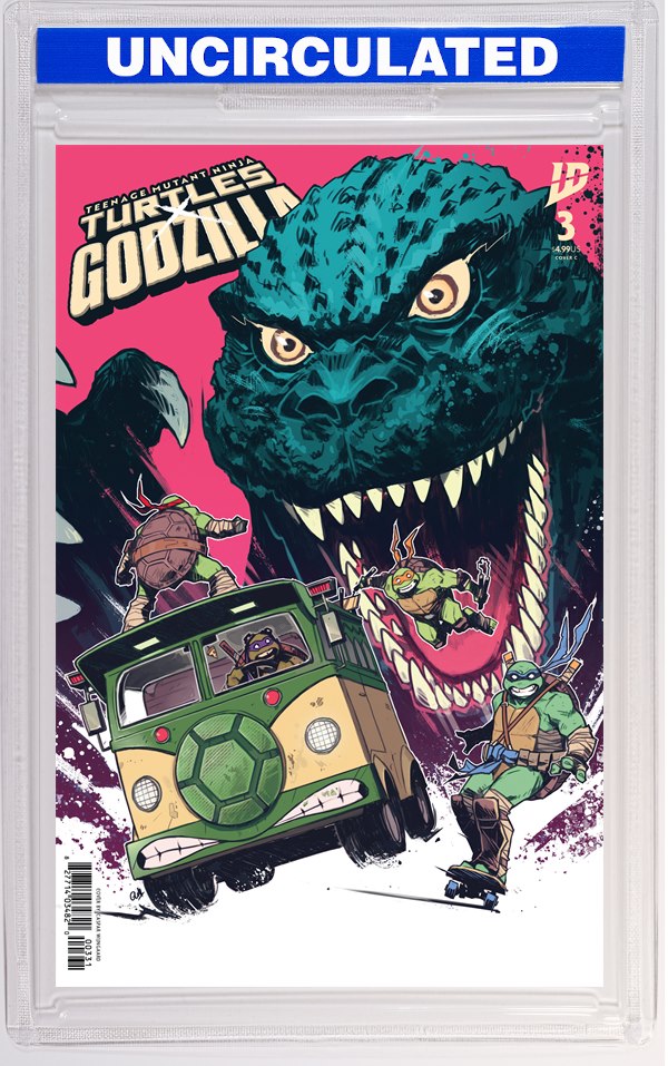 Teenage Mutant Ninja Turtles X Godzilla #3 Variant C (Wijngaard)