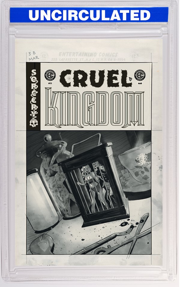 EC Cruel Kingdom #3 (Of 4) CVR D INC Cary Nord B&W Artist Edition VAR