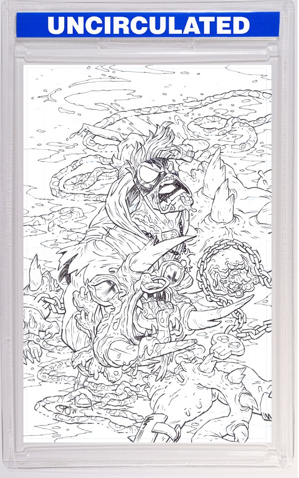 Final Boss #10 CVR E INC Tyler Kirkham B&W Virgin VAR (MR)