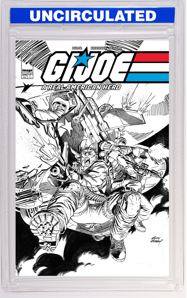 GI Joe A Real American Hero #314 CVR B Andy Kubert B&W VAR