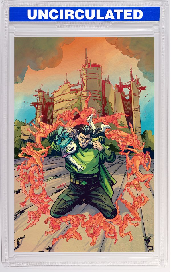 Power Rangers Green #4 E INCV Foil Variant (Full Art, Foil, Vargas)