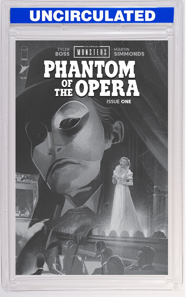 Universal Monsters The Phantom Of The Opera #1 (Of 4) CVR D INC Joshua Middleton B&W Classic Horro
