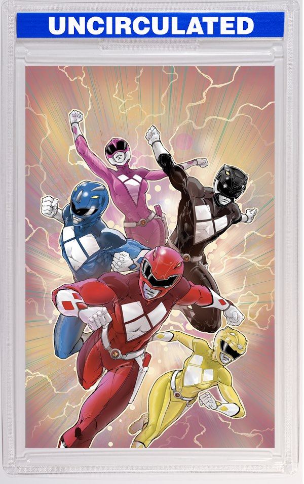 Mighty Morphin Power Rangers (2026) #1 F INCV Foil Variant (Full Art, Foil, Griffith)