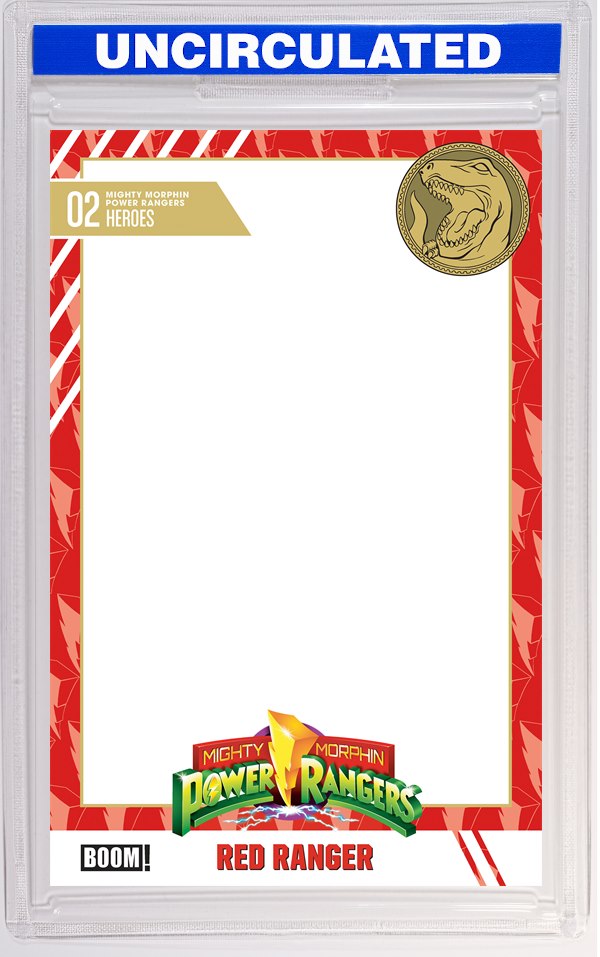 Mighty Morphin Power Rangers (2026) #2 D Trading Card Blank Sketch Variant