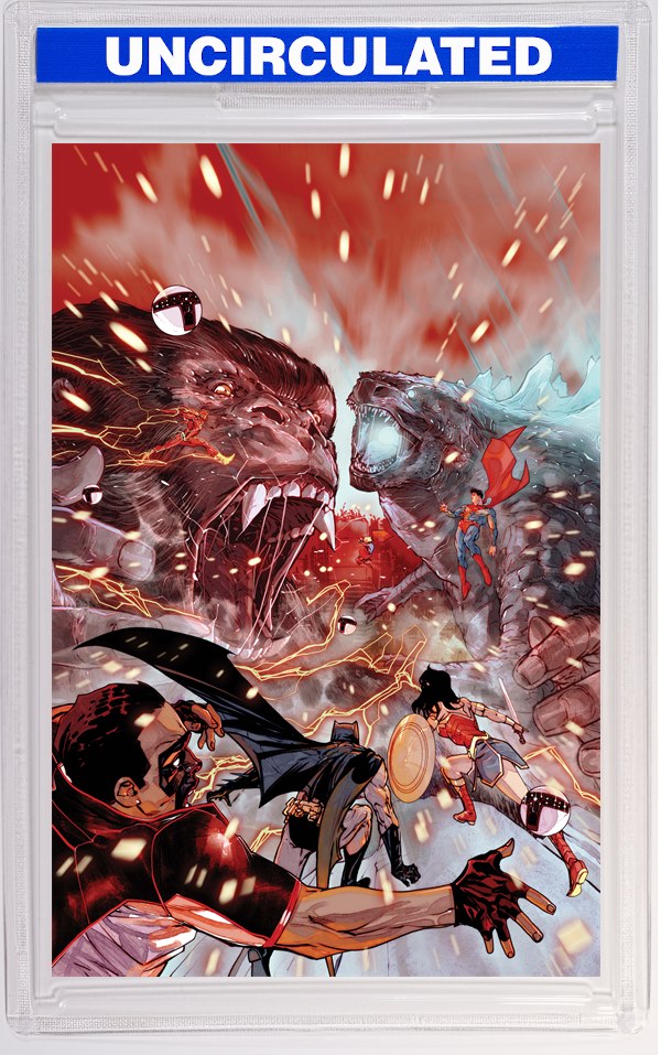 Justice League Vs Godzilla Vs Kong 2 #7 (Of 7) CVR D Carmine Di Giandomenico Card Stock VAR