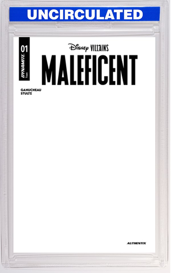Disney Villains Maleficent #1 CVR E Blank Authentix VAR