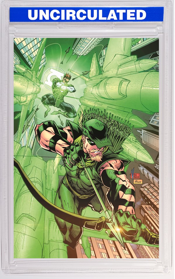 Green Lantern Green Arrow Worlds Finest Special #1 (One Shot) CVR C V Ken Marion Card Stock VAR