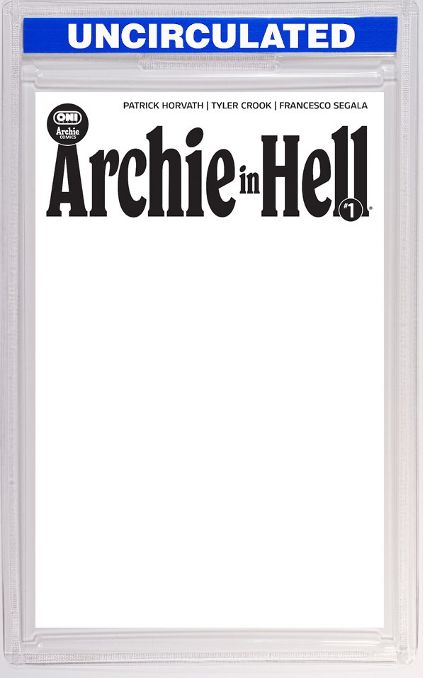 Archie In Hell #1 Cover E Blank Sketch VAR