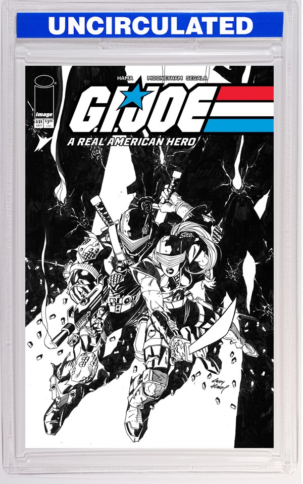 GI Joe A Real American Hero #321 CVR B Andy Kubert B&W VAR