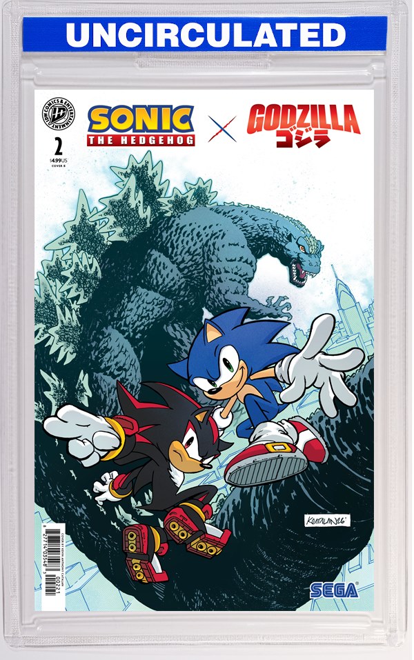 Sonic The Hedgehog X Godzilla #2 Variant B (Catalan)