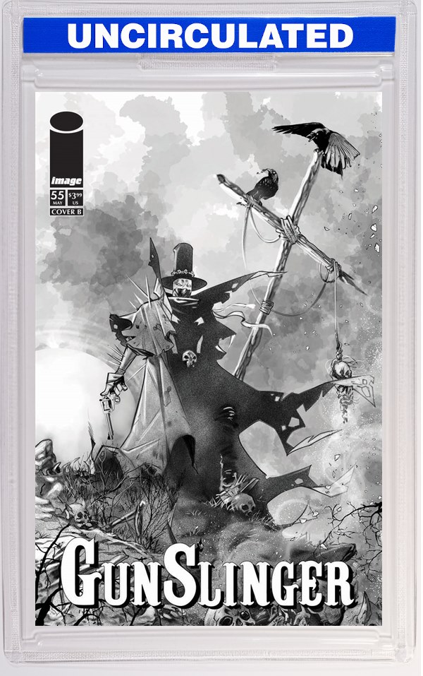 Gunslinger Spawn #55 CVR B Ig Guara B&W VAR