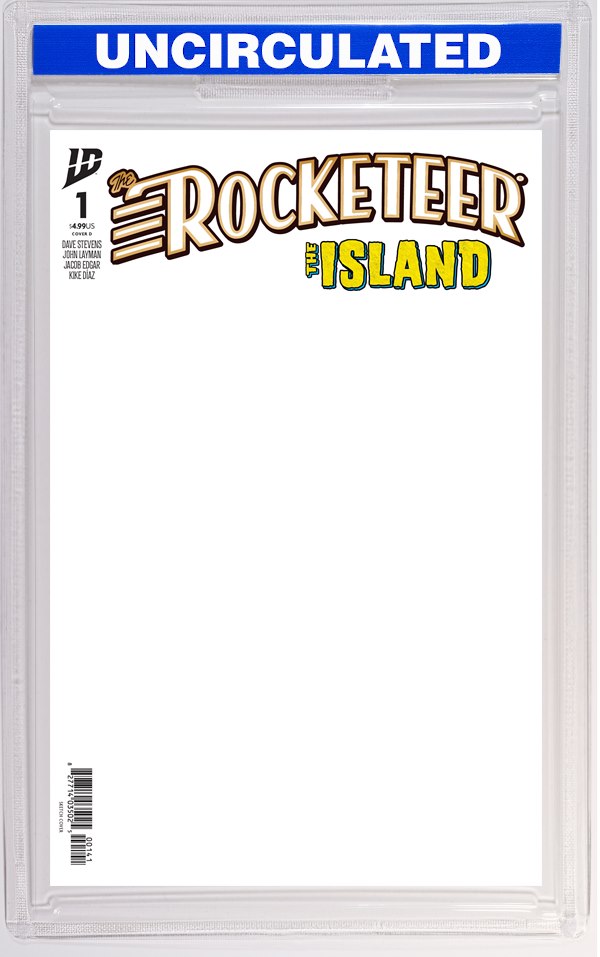 The Rocketeer: The Island #1 Variant D (Blank Sketch Variant)