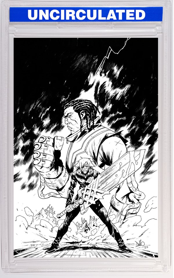 Lost Fantasy #6 CVR C INC Maxi Dallo B&W VAR