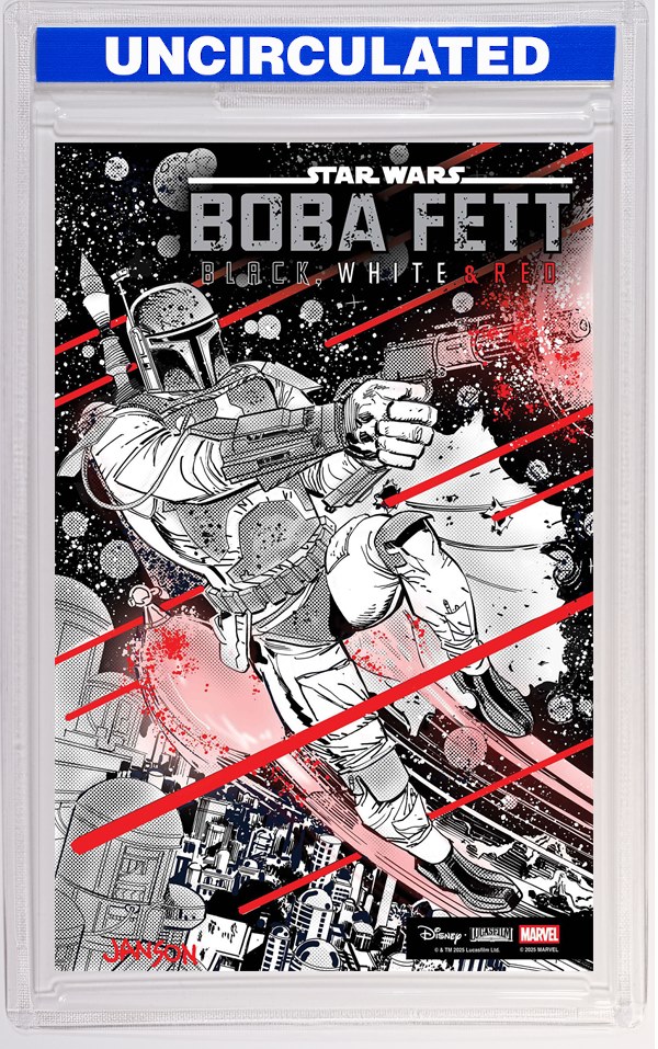 Star Wars: Boba Fett - Black, White & Red #3 Klaus Janson Variant
