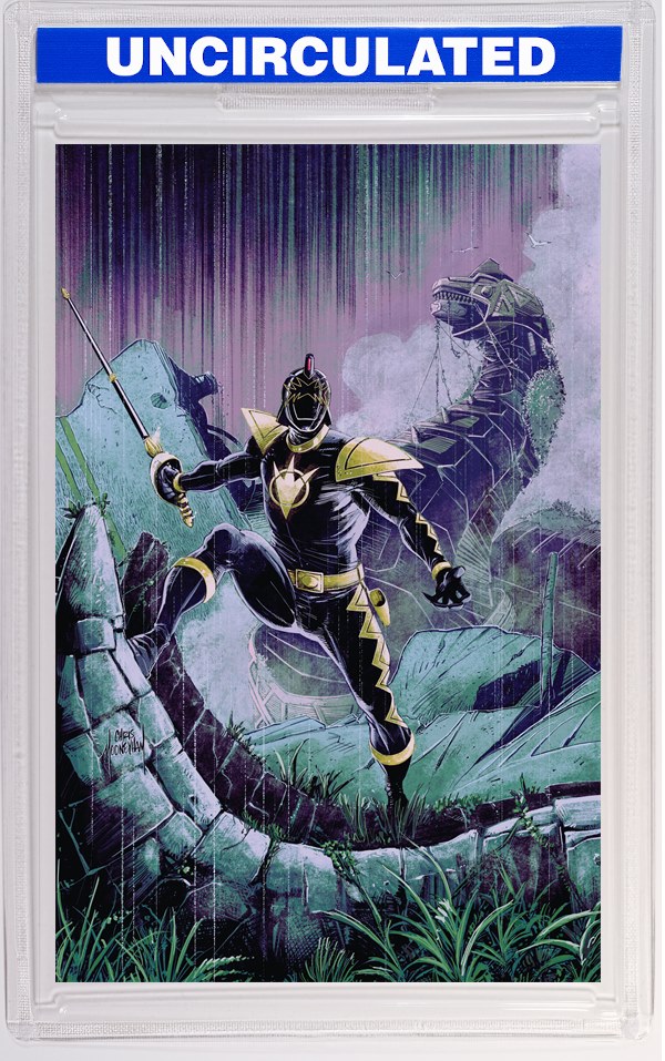 Power Rangers Green #1 C Tommy Oliver Card Stock Connecting Variant (Dressed, Mooneyham)