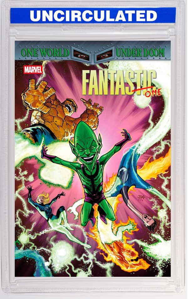 Fantastic Four #32 Joshua Cassara Impossible Man Pop-Up Variant [Doom]