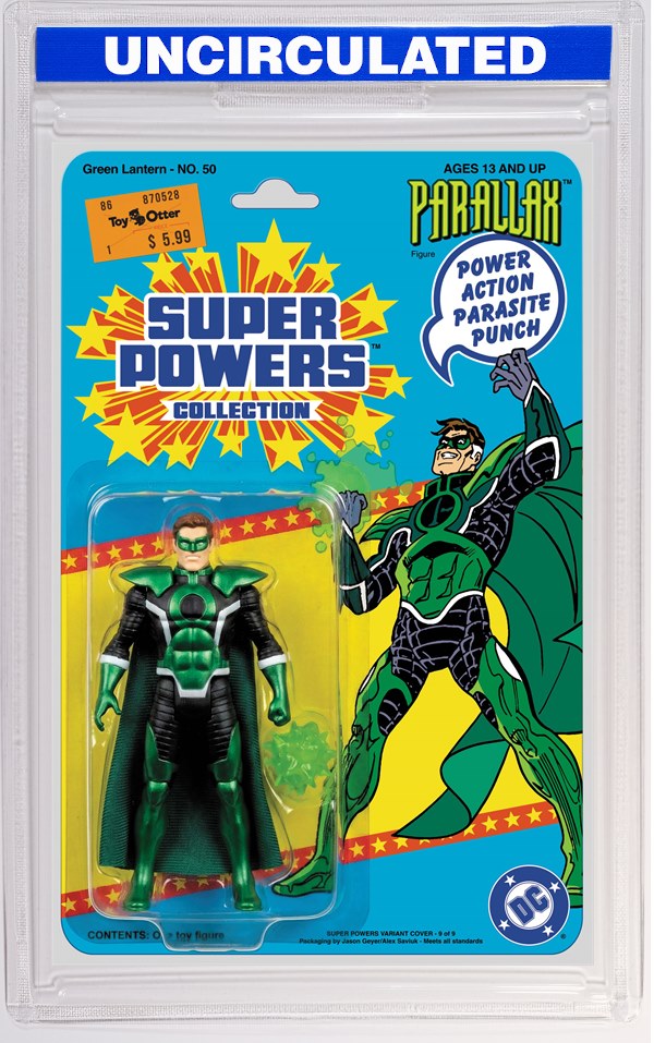 Green Lantern #50 Facsimile Edition CVR B Jason Geyer & Alex Saviuk Parallax Super Powers Card Stock VAR